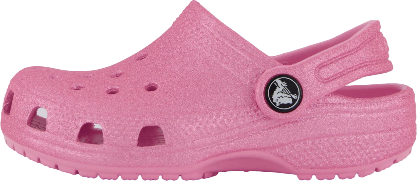 Classic Glitter Clog T Pink Tweed Glitter
