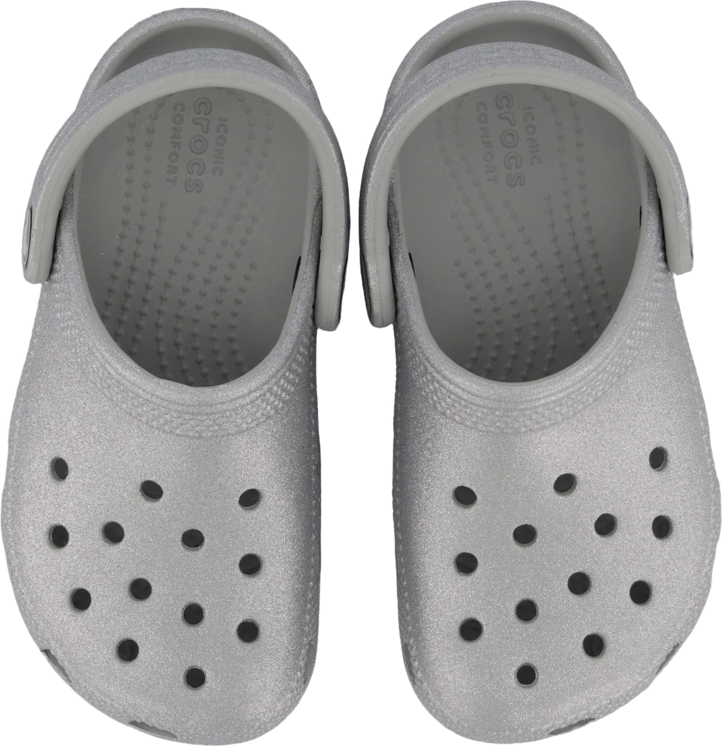 Classic Glitter Clog T Silver Glitter - Image 6