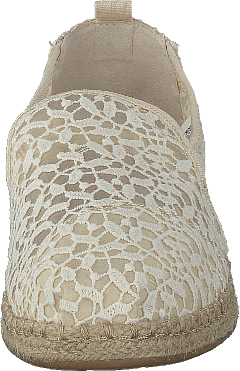Deconstructed Alpargata Rope Natural Lace Leaves - Image 4
