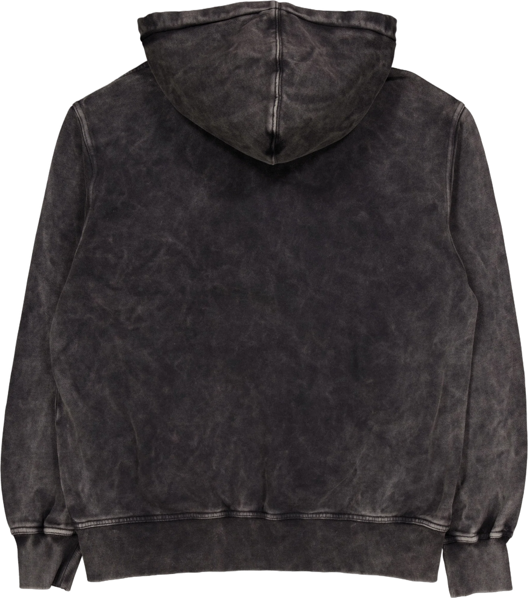 Newington Hoodie Dble Dye/acid Wash Black - Image 2