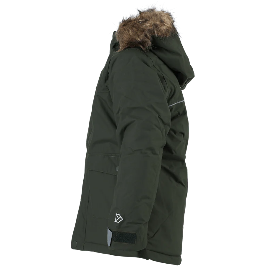 Kure Kids Parka 4 Deep Green - Image 2