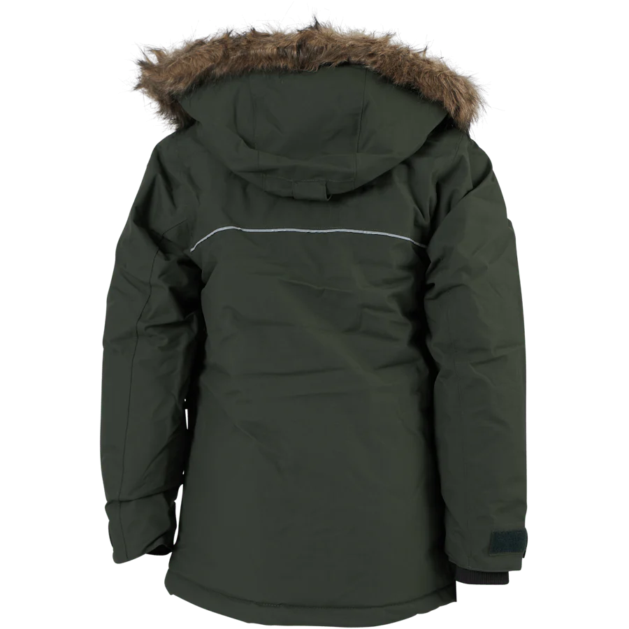 Kure Kids Parka 4 Deep Green - Image 3