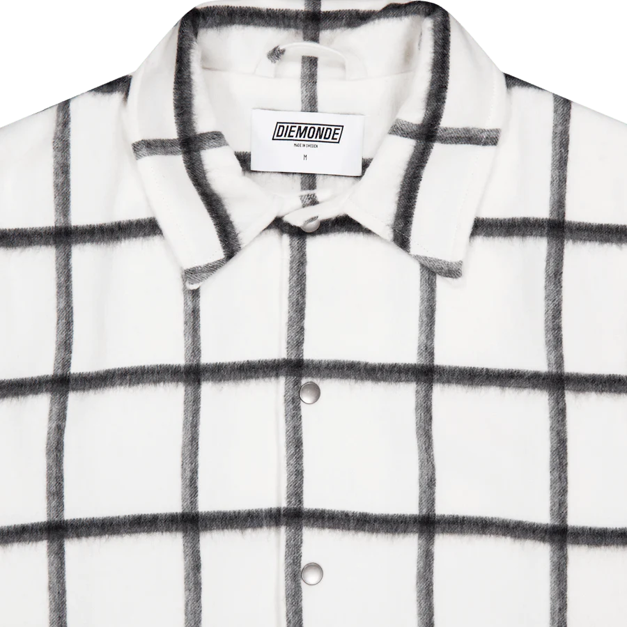Bafaka Plaid - Jacket White Chekpattern - Image 3