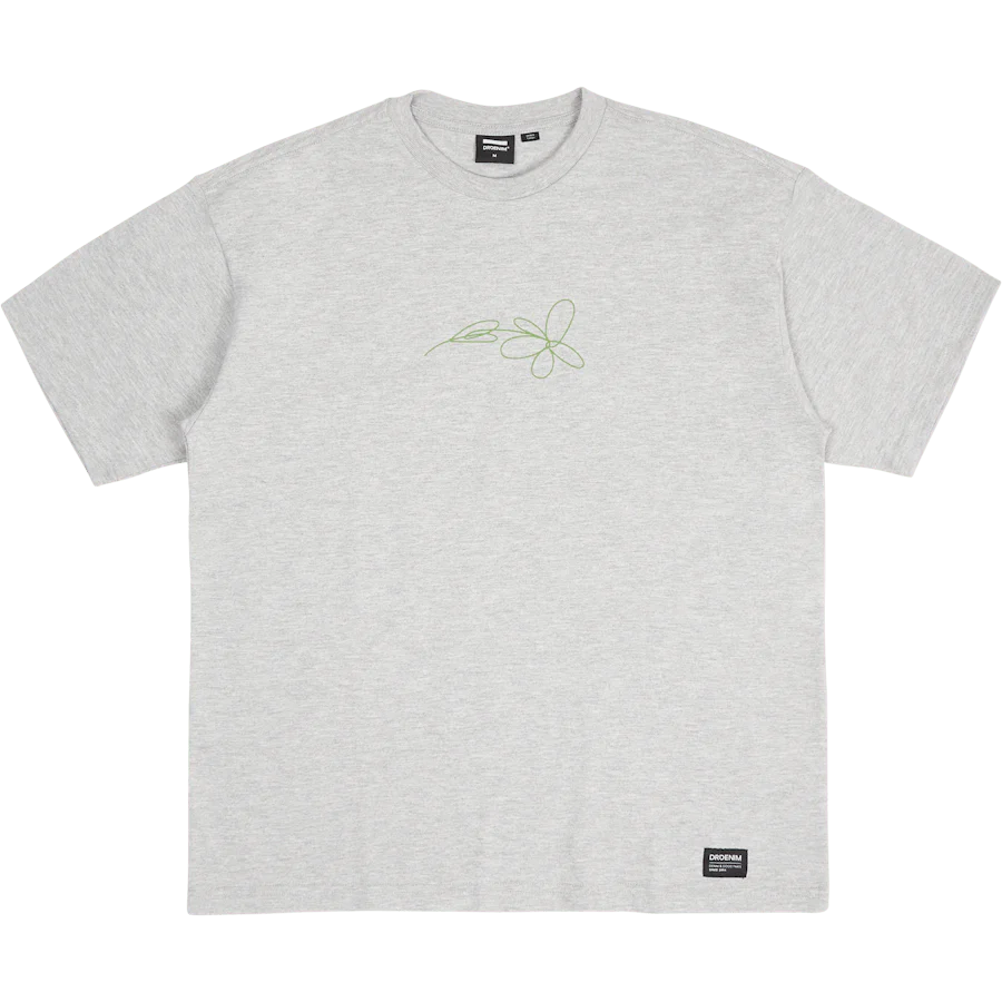 Trooper Tee Grey Melange Bloom