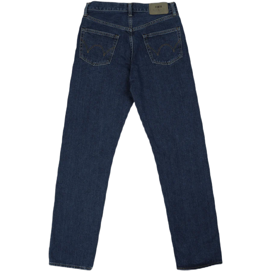 Loose Straight Yoshiko Left Hand Denim, 12.6oz, Blue Akira wash - Image 3