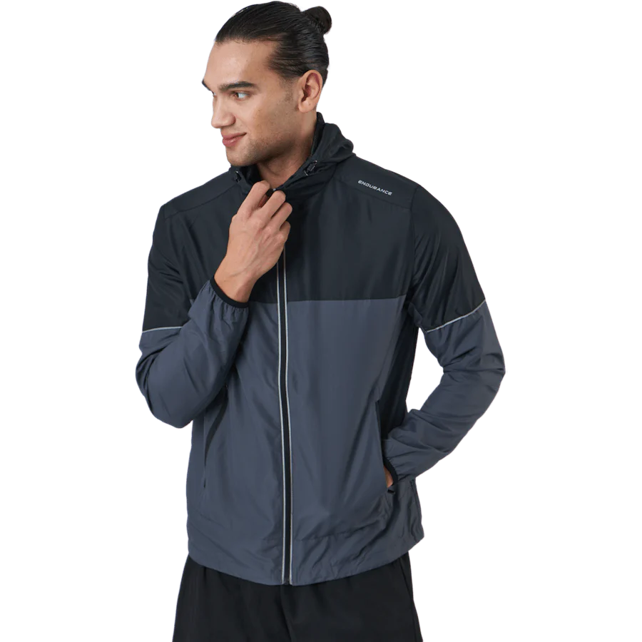 Verbol M Running Jacket W/hood India Ink - Image 2