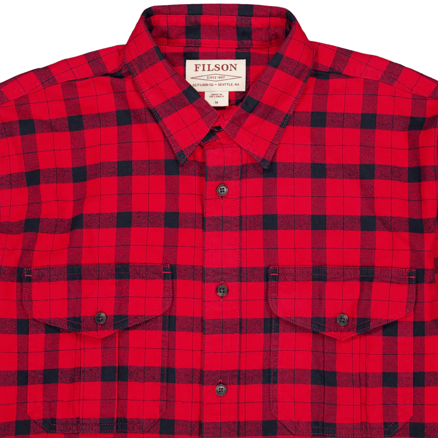 Alaskan Guide Shirt Red Black - Image 3
