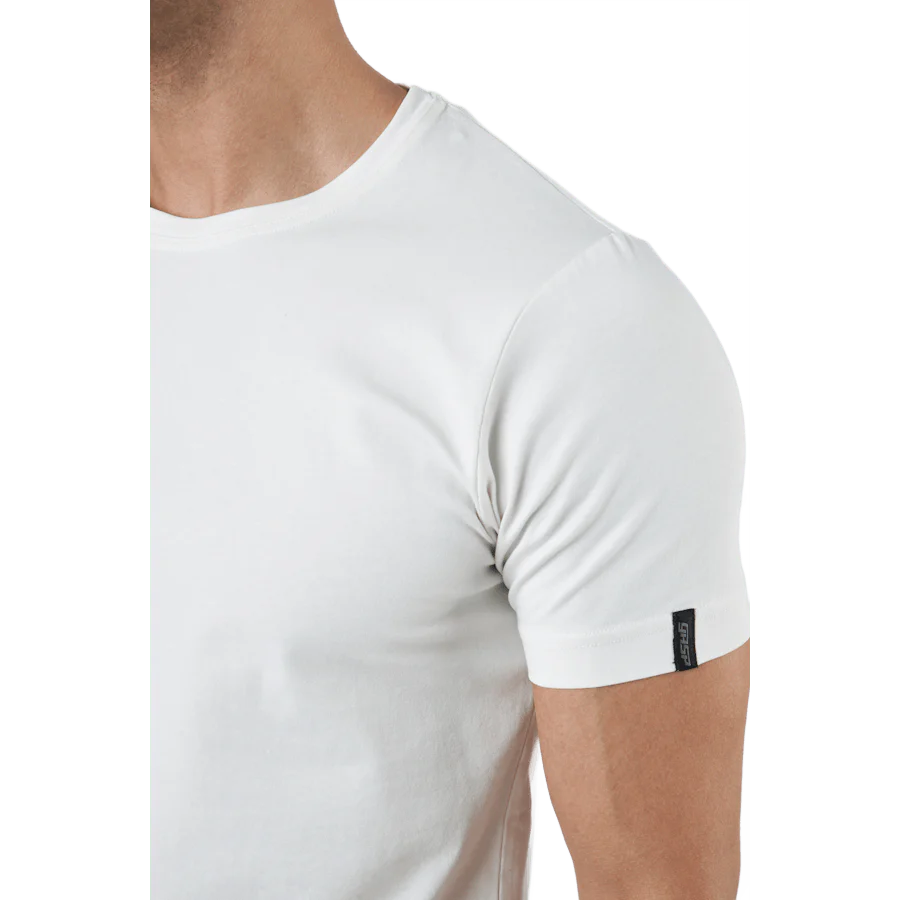 Classic Tapered Tee Off White - Image 4