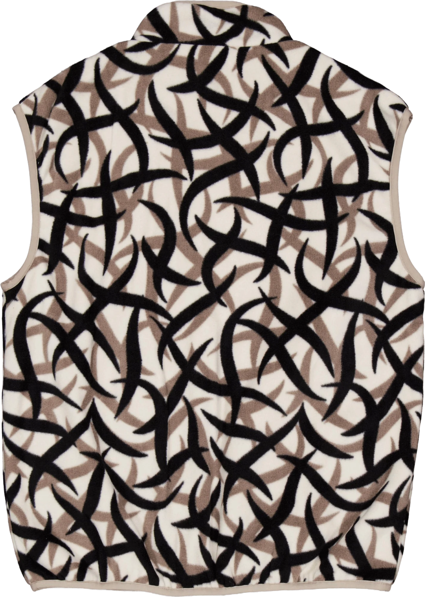 Reversible Fleece Vest Tribal Snow - Image 2