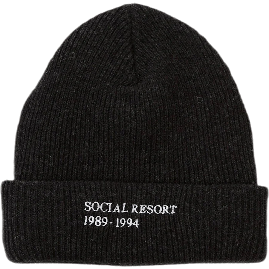 Beanie Black Melange - Image 2