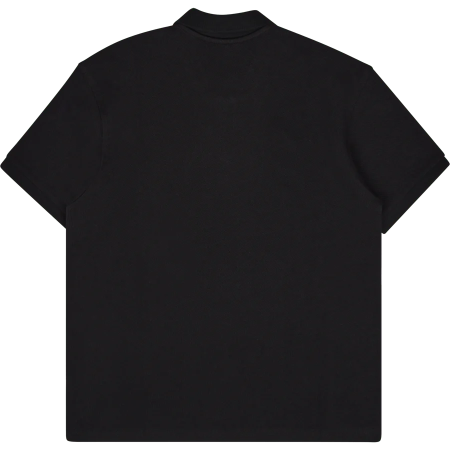 Polo Zip Short Sleeve Black - Image 2