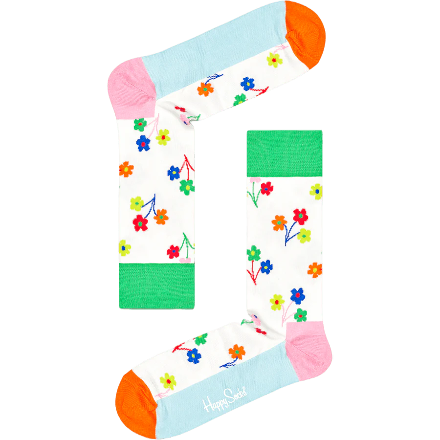 3-pack Flower Socks Gift Set 3300 - Image 3