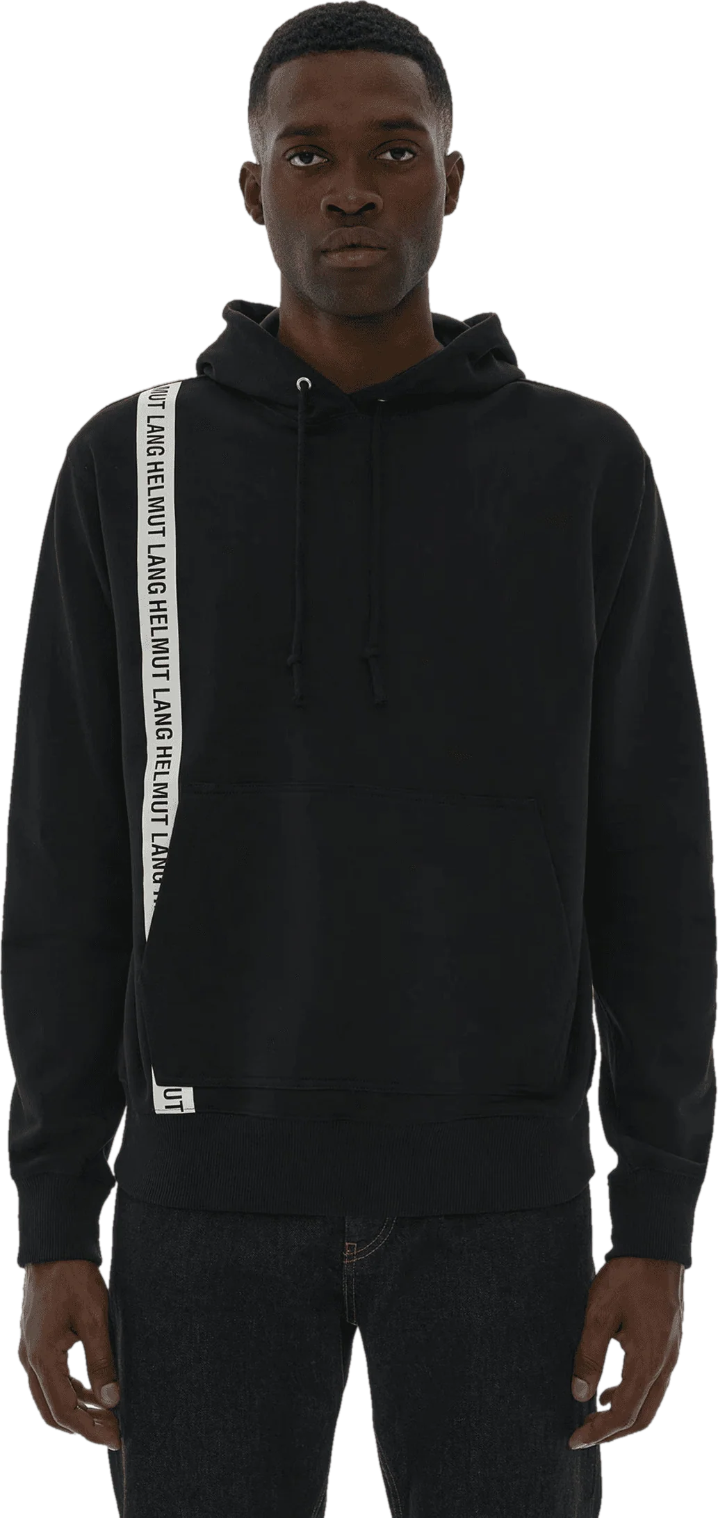 Stripe Hoodie.bold T Black - Image 2