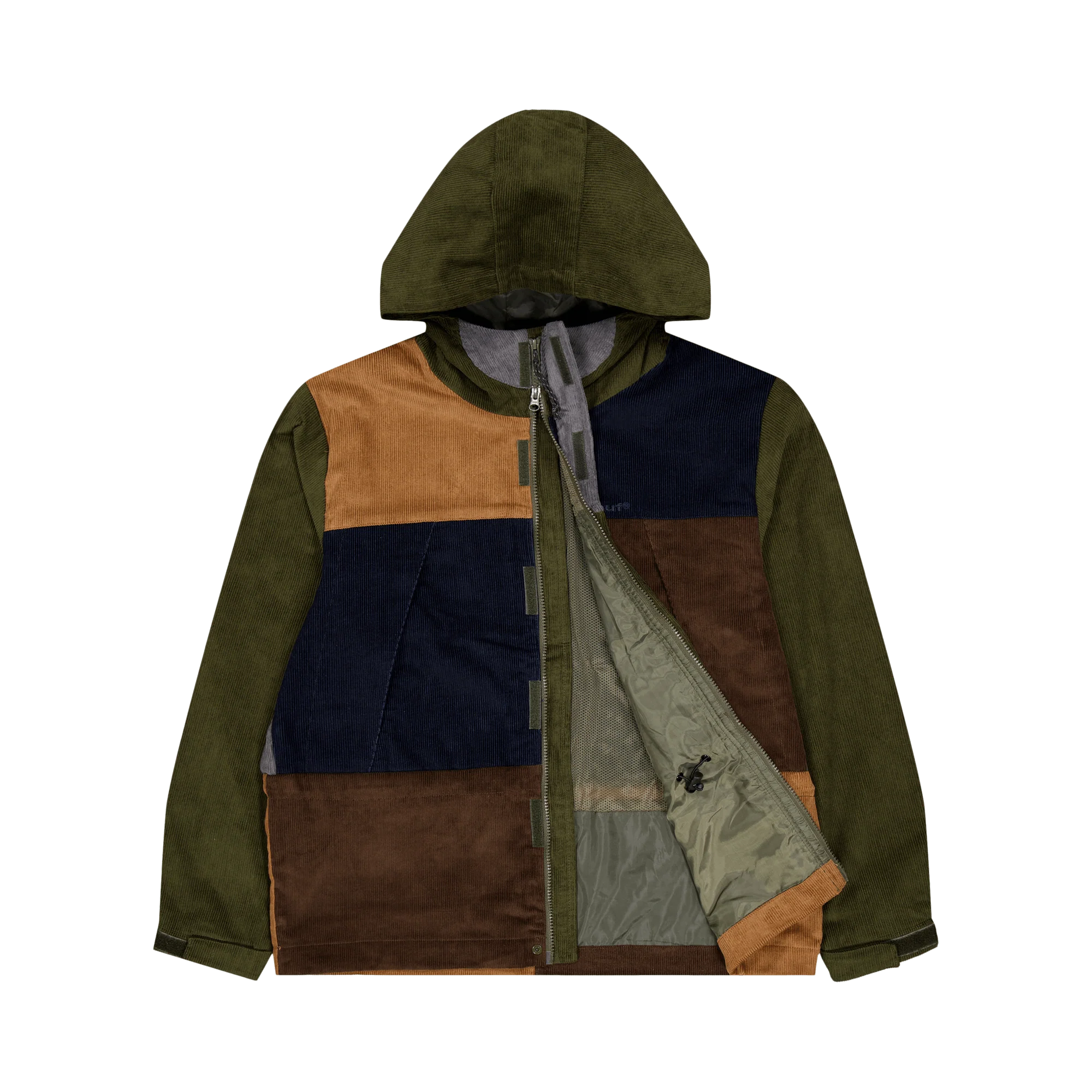 Contrast Cord Mountain Jacket Avocado - Image 4