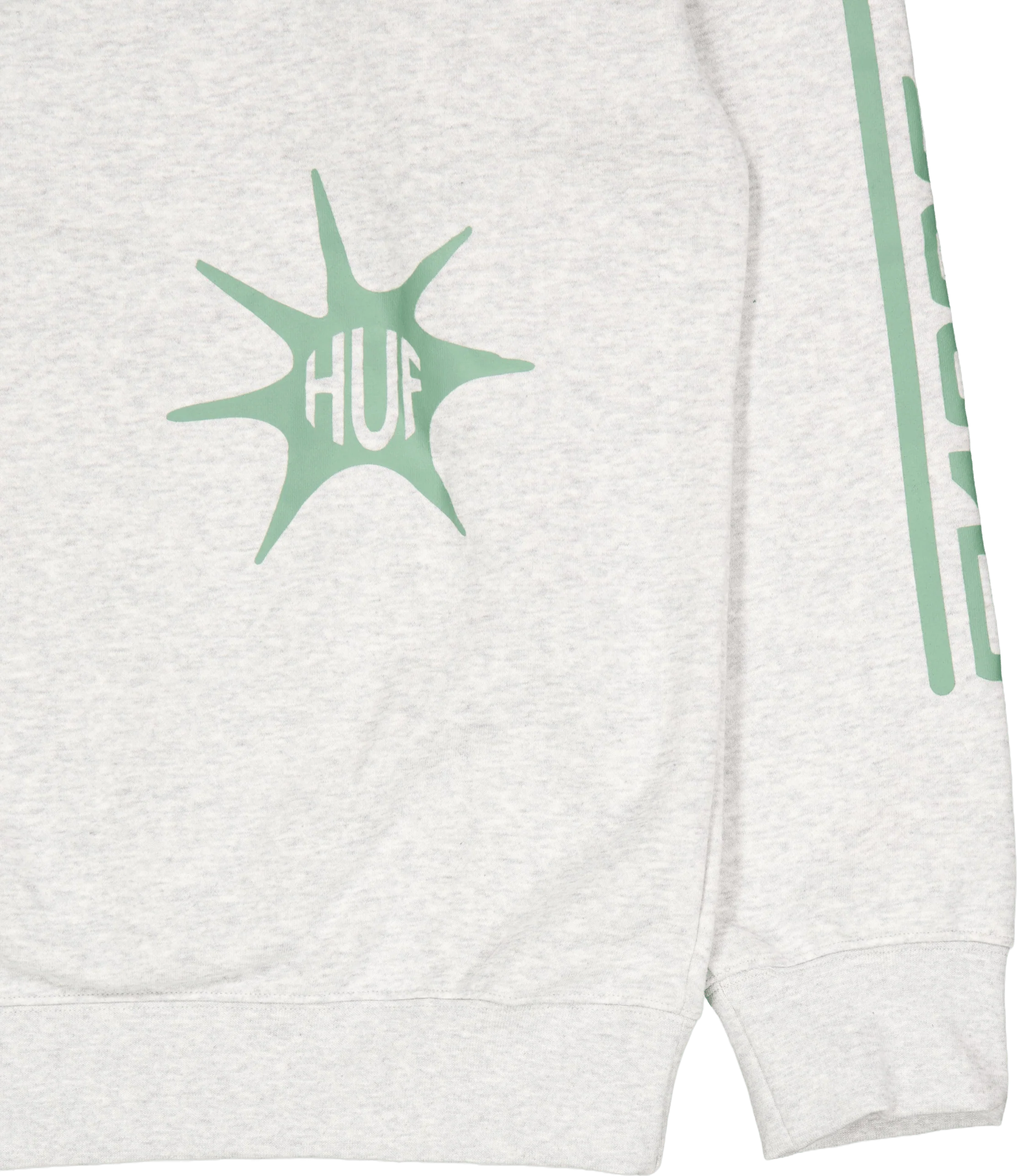 Distorted P/o Hoodie Heather Grey - Image 4