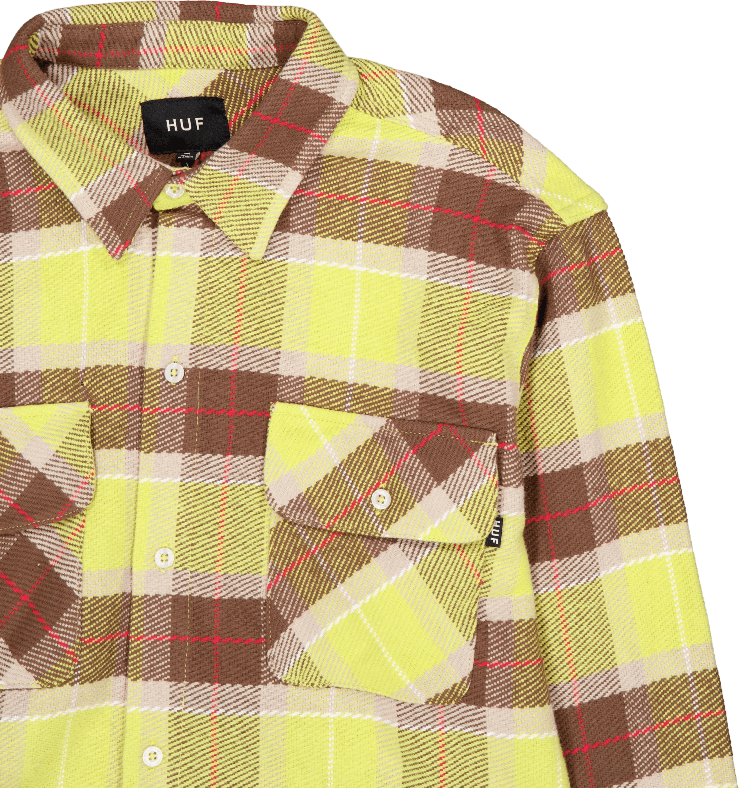 Prescott Flannel Shirt Yellow - Image 3