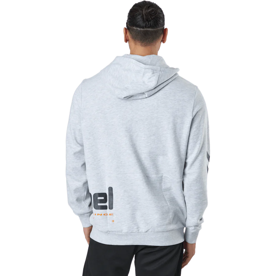 Hmllgc Manfred Hoodie Light Grey Melange - Image 3