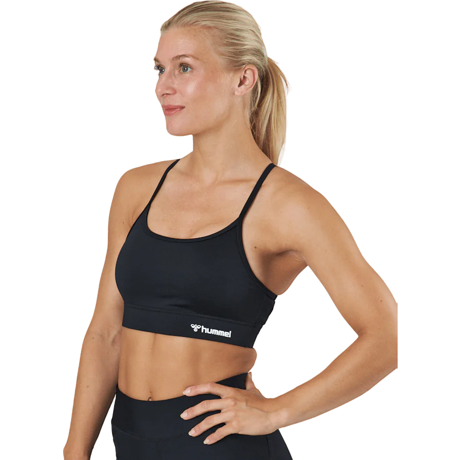 Hmlmt Chipo Padded Sports Bra Black - Image 2