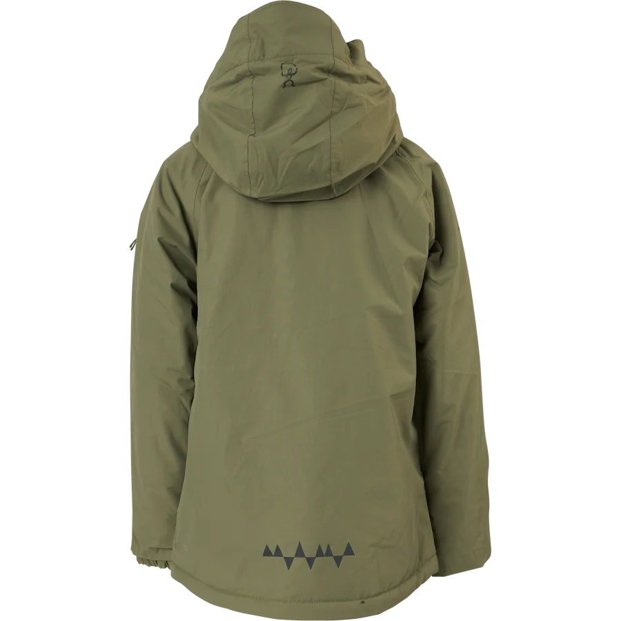 Carving Winter Jacket Teens Moss - Image 3