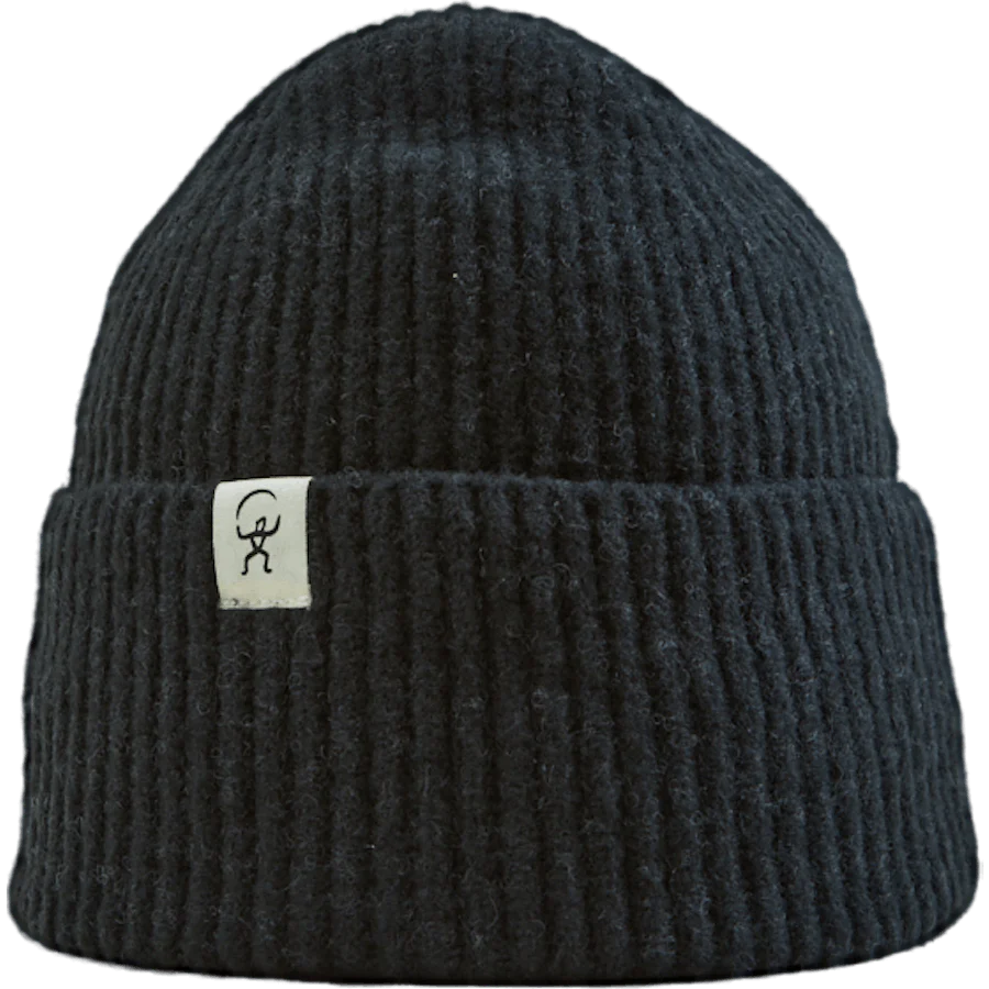 Minty Knitted Cap Black - Image 2