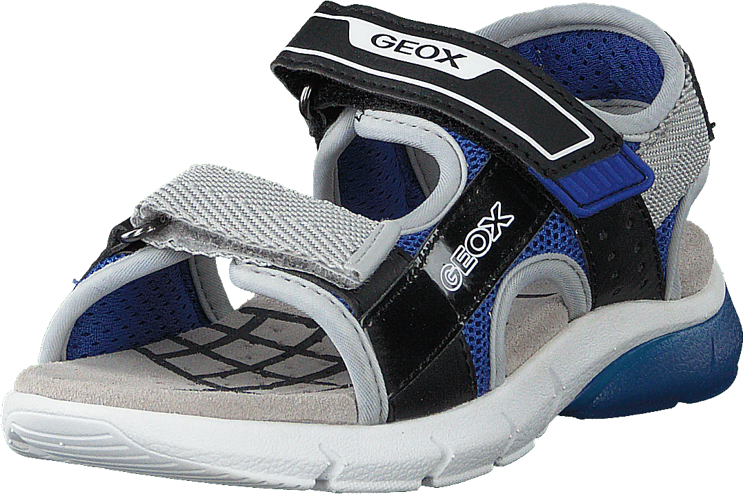 J Sandal Flexyper Bo Black/royal - Image 3