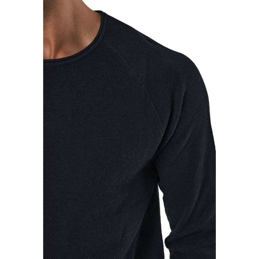 Jjehill Knit Crew Neck Black - Image 4