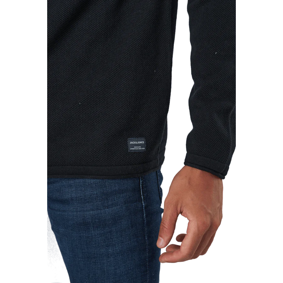 Jjehill Knit Crew Neck Black - Image 5