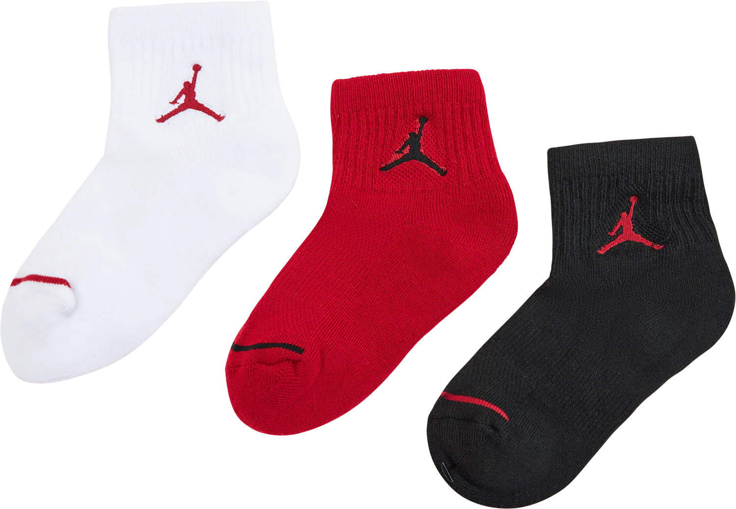 Kids Jumpman Crew Socks 3-Pack (5-7YR)