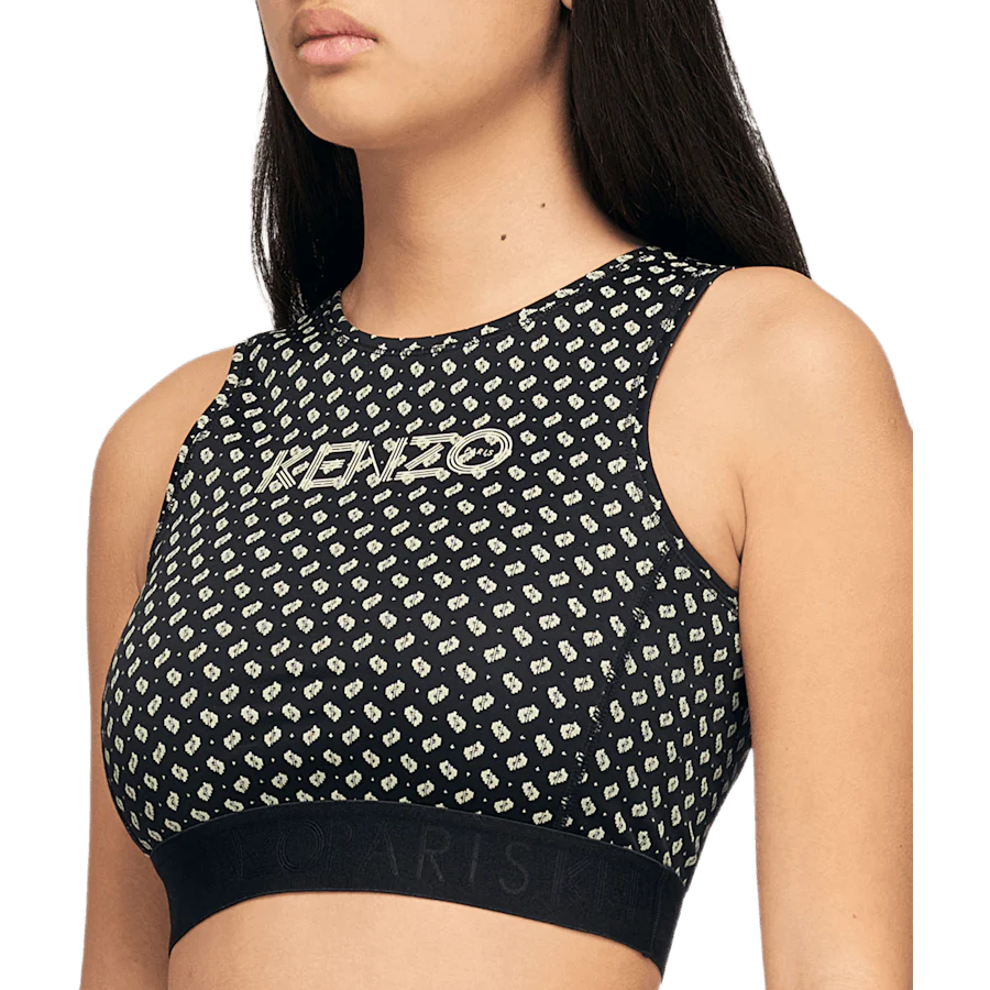 Kenzo Logo Ikat Bra Black - Image 2