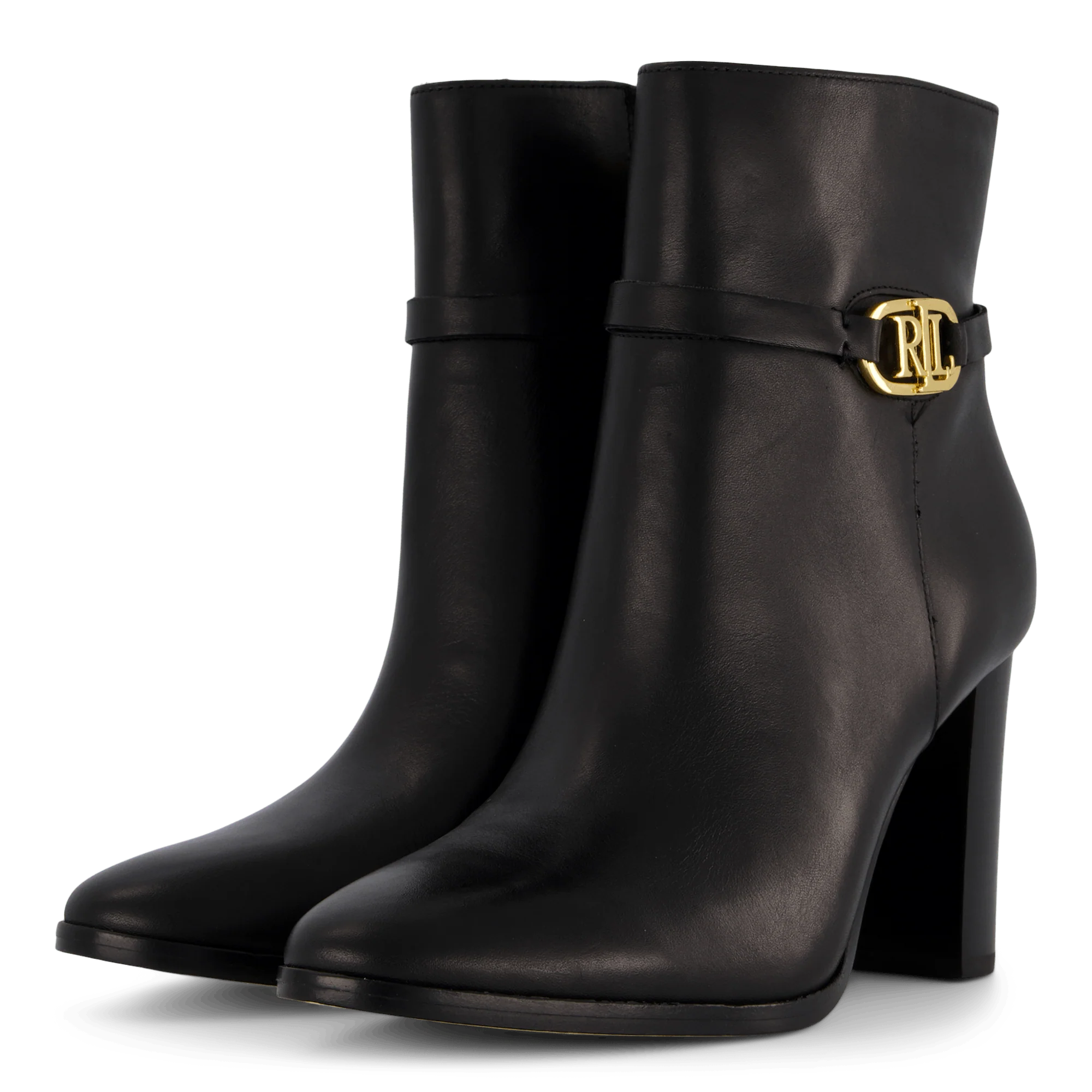 Maxie Burnished Leather Bootie Black - Image 5