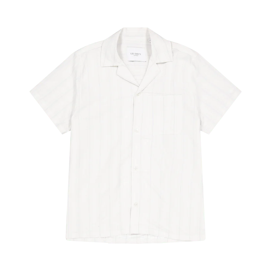 Leo Embroidery Shirt Ss Ivory
