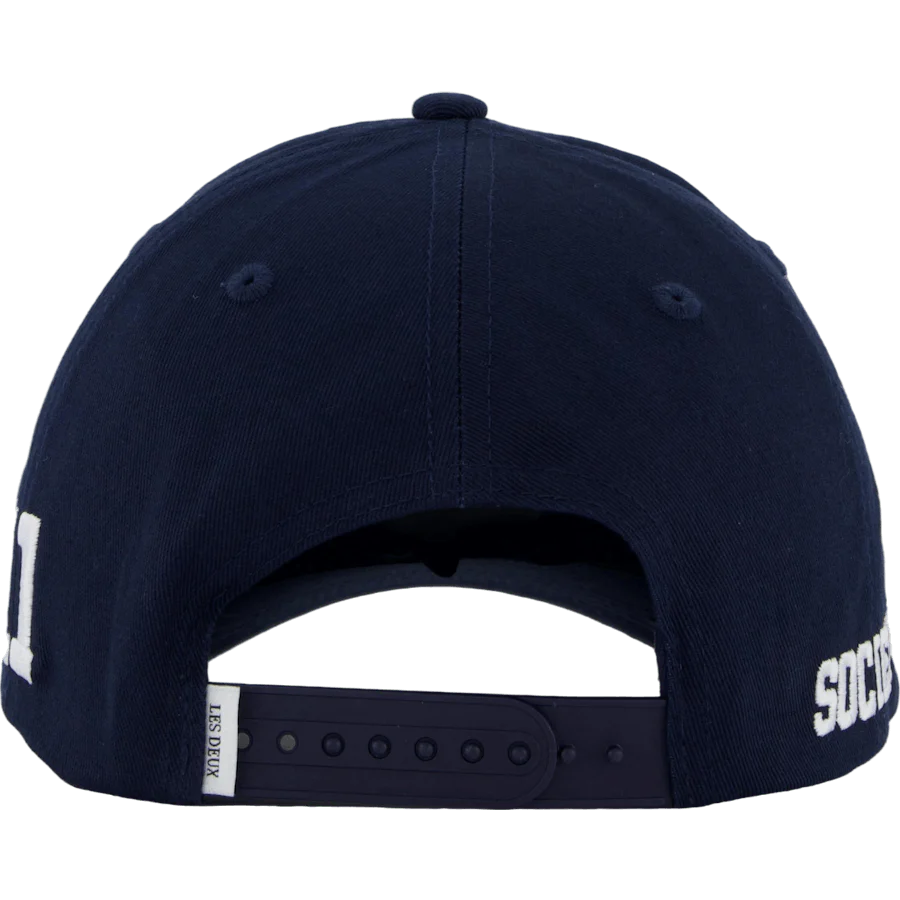 Les Deux 11 Baseball Cap Dark Navy/white - Image 3