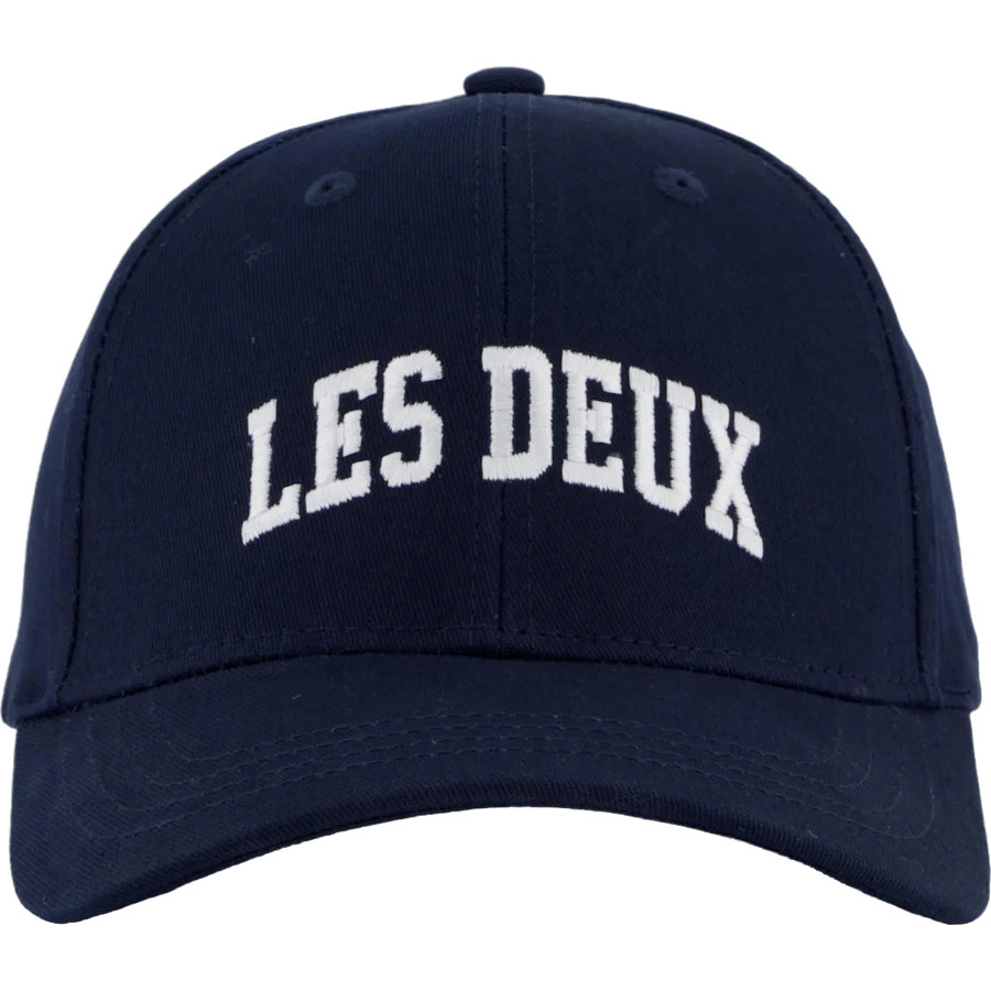 Les Deux 11 Baseball Cap Dark Navy/white - Image 5
