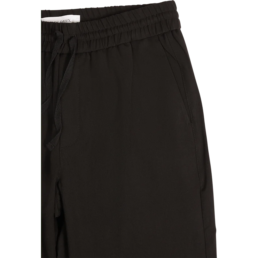 Patrick Drawstring Pants Black - Image 3