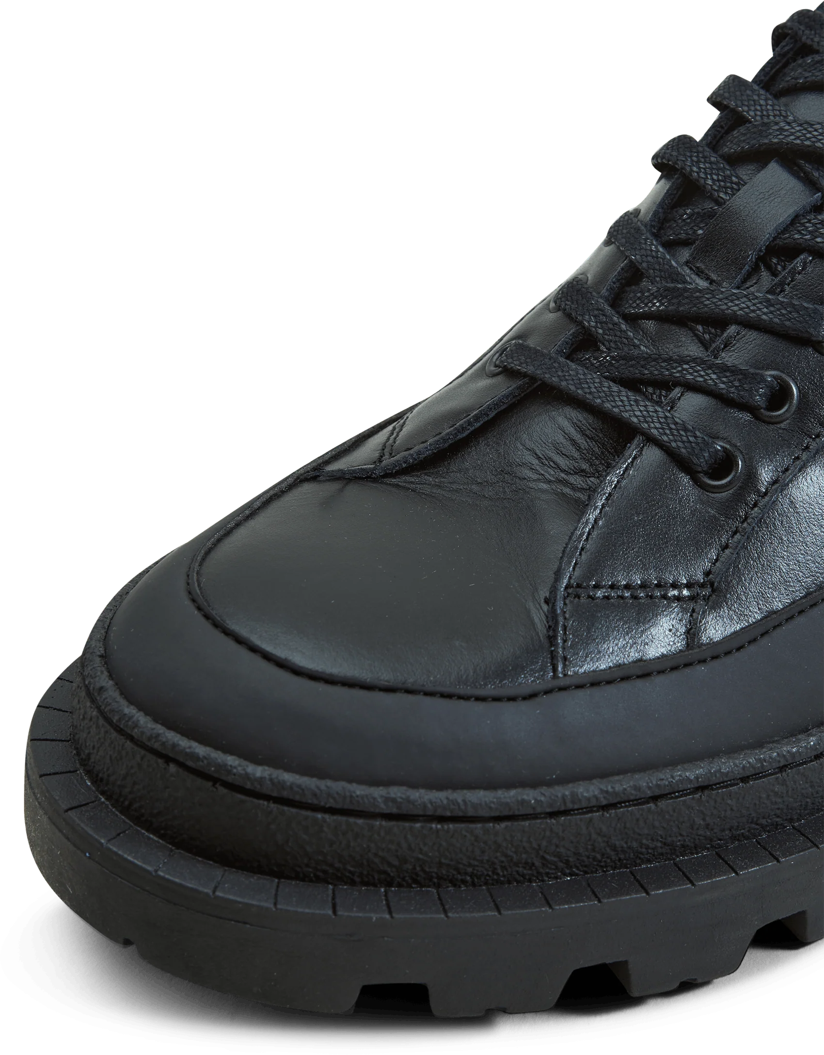 Tanner Leather Sneaker Black/black - Image 7