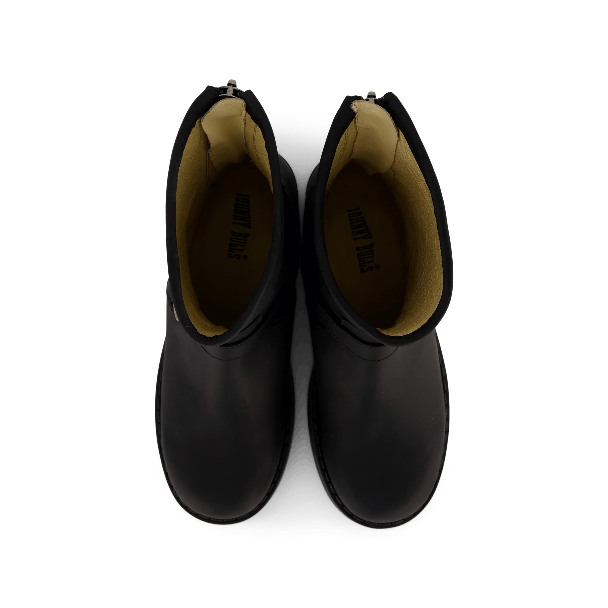 Low Boot Zip Back Black/Silver - Image 6