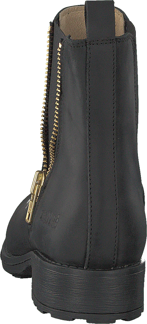 Low Chelsea Boot Black/shiny Gold - Image 5