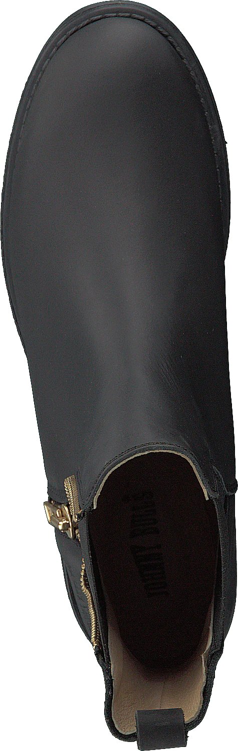 Low Chelsea Boot Black/shiny Gold - Image 6