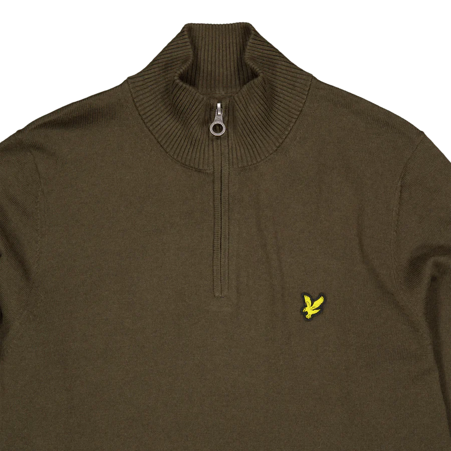 Cotton Merino Quarter Zip Jump W485 - Image 3