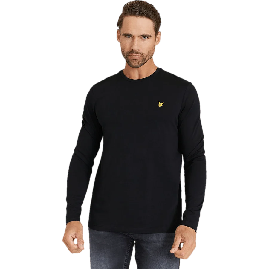 Lyle & Scott Plain L/s T-shirt Jet - Image 4