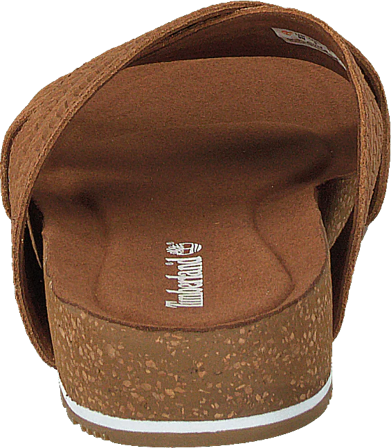 Malibu Waves Cross Slide Rust Embossed Suede - Image 5