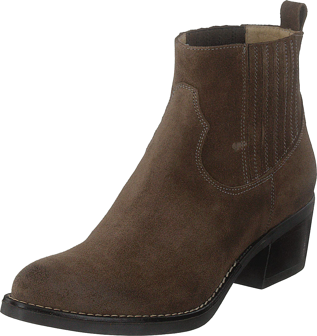 Mid Elastic Boot Taupe - Image 3