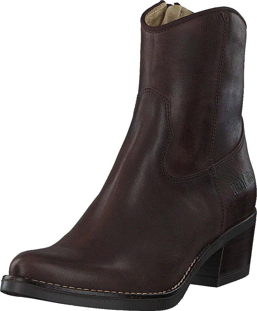Mid Zip Boot Brown - Image 3