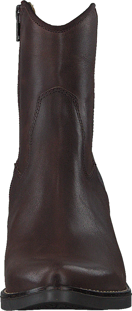 Mid Zip Boot Brown - Image 4