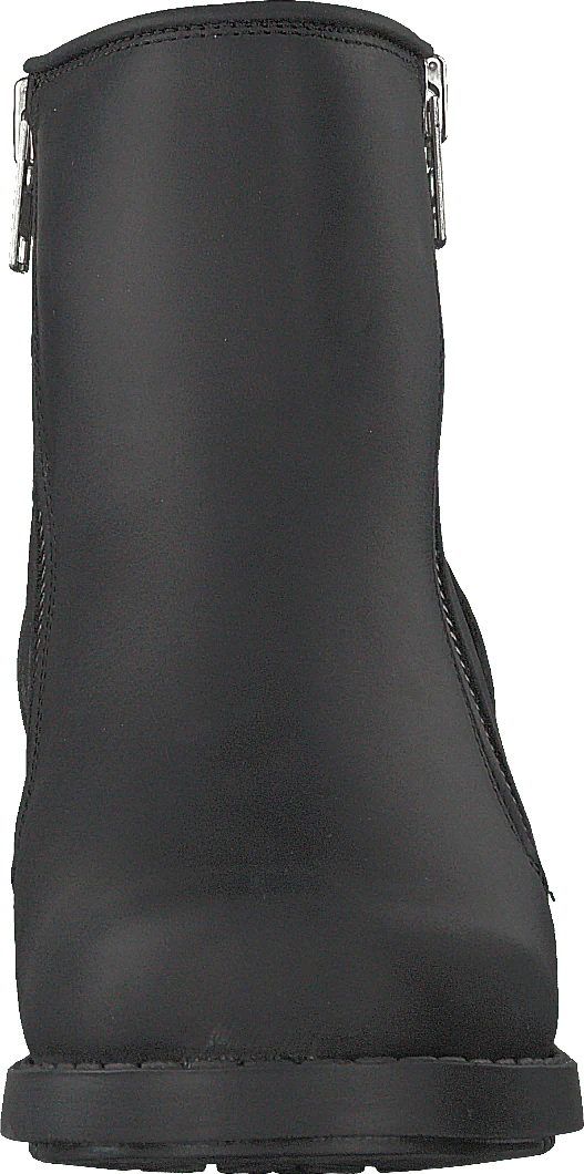 Mid Zip Boot Warm Lining Black/shiny Silver - Image 4