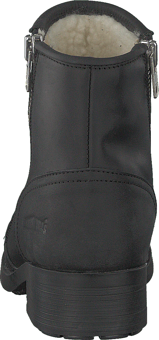 Mid Zip Boot Warm Lining Black/shiny Silver - Image 5