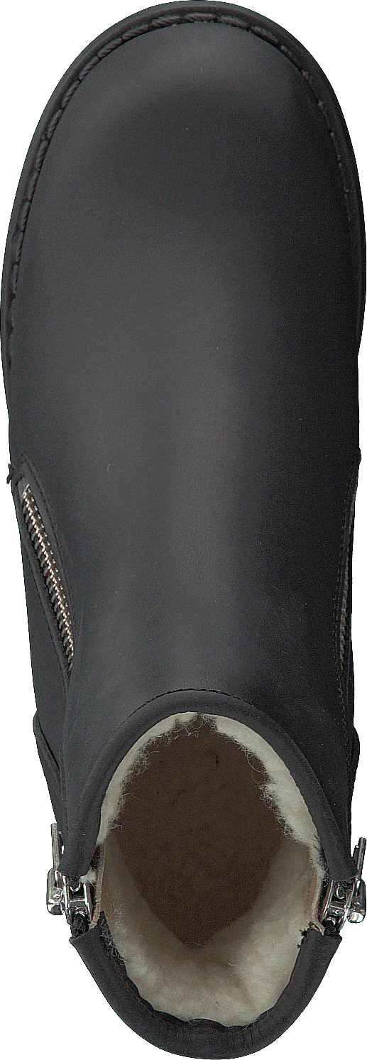 Mid Zip Boot Warm Lining Black/shiny Silver - Image 6