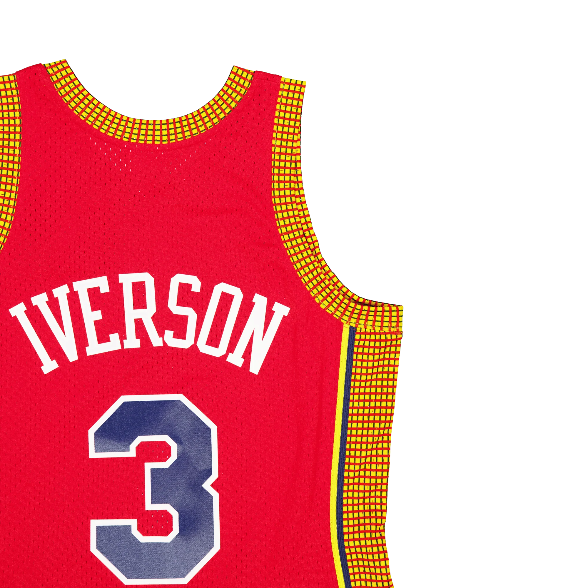 76ers Swingman Jersey Iverson Light Red - Image 4