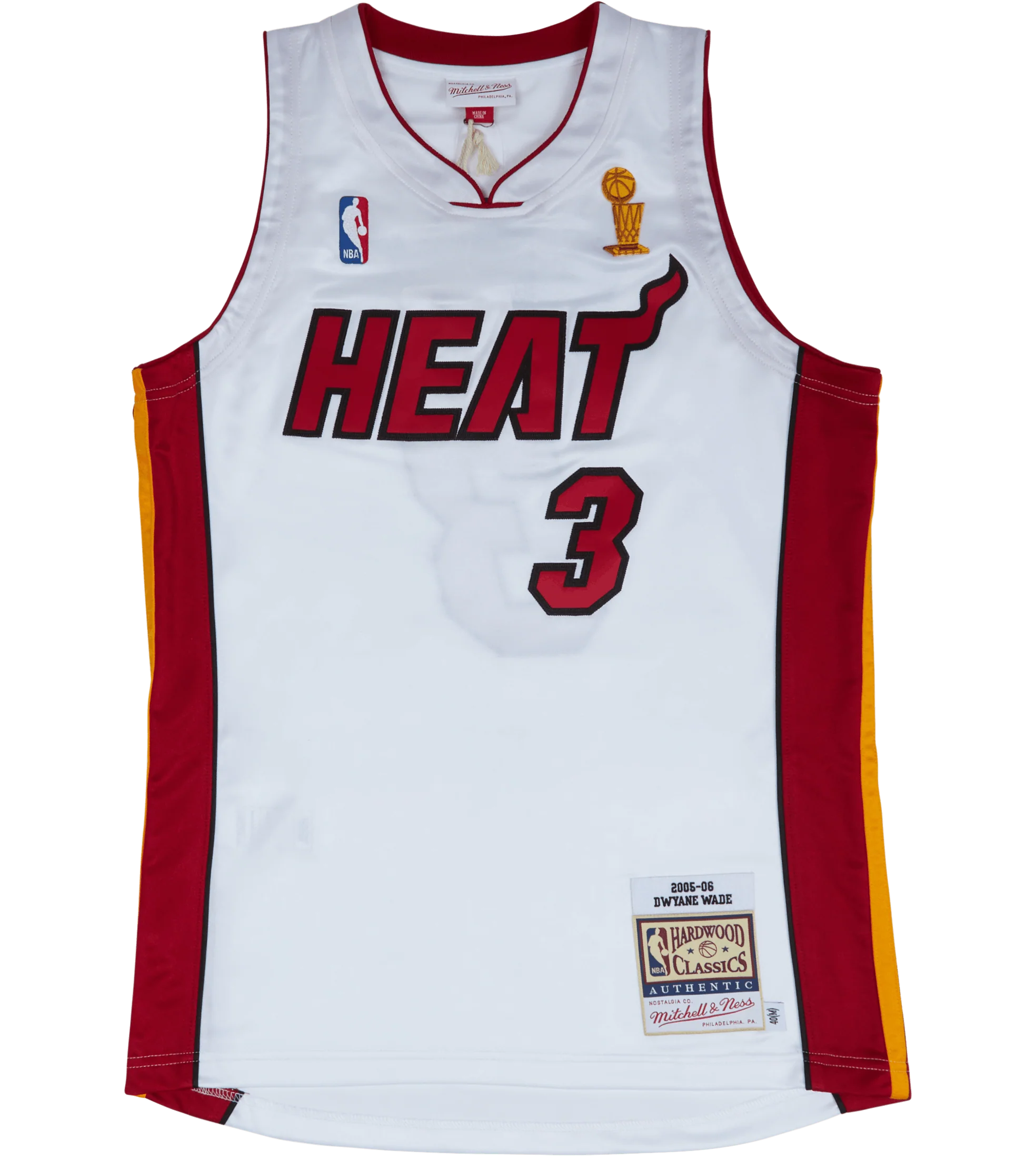 Heat Authentic Jersey Finals Wade