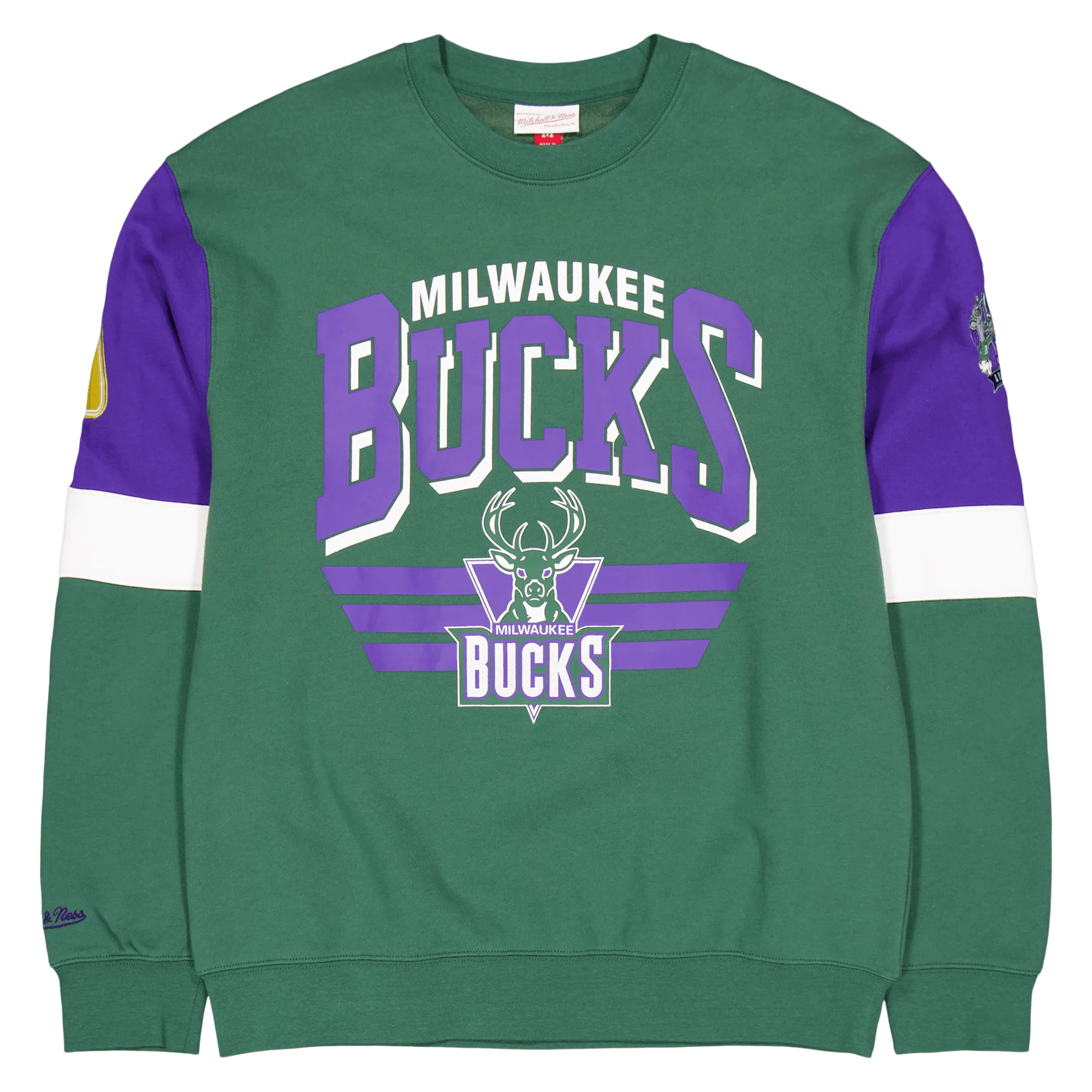 Bucks All Over Crew 3.0 Burgundy/green
